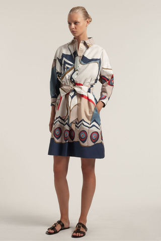 Ekatery Butterfly Wing Shirt Dress