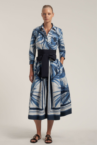 Nidina A-Line Palm Dress
