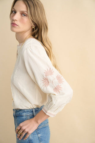 Jo Blouse, Cream