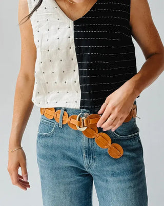 Shishi Wrap Belt – Cognac | Adjustable One-Size