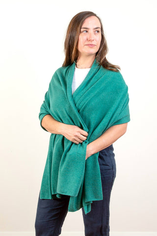 Cashmere Scarf/Wrap Jade
