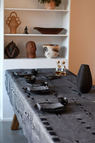 Metallic Jacquard Tablecloth