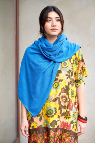 Cashmere Scarf/Wrap Teal 