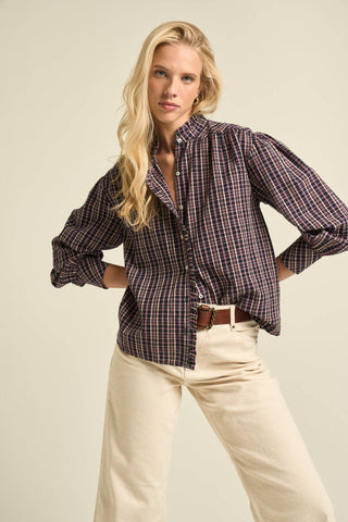 Alexa Blouse Navy