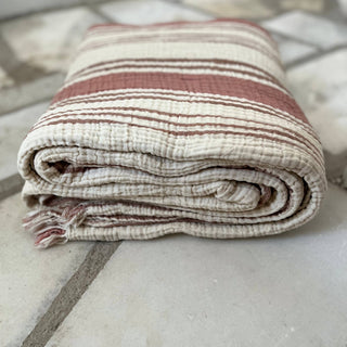 Muslin Striped Blanket