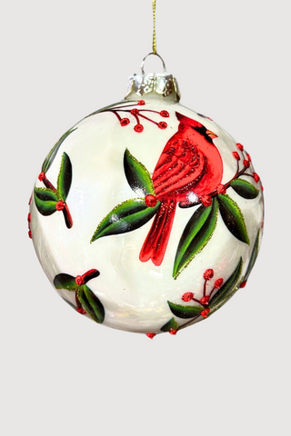 Handmade Classic Cardinal Bulb, 4"