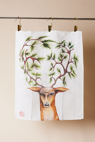 Cervi Tea Towel