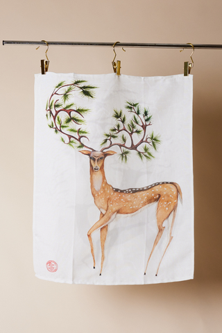 Cervi Tea Towel