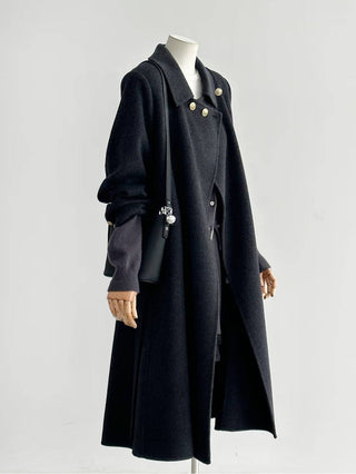 Linea Classic Wool & Cashmere Blend Trench Coat