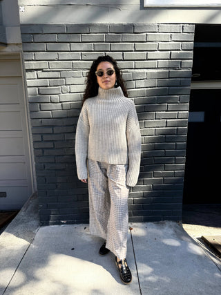Bruno Highland Wool Sweater: Beige
