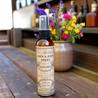 Wildflowers Linen & Room Spray, 4 oz Amber Bottle