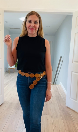 Shishi Wrap Belt – Cognac | Adjustable One-Size