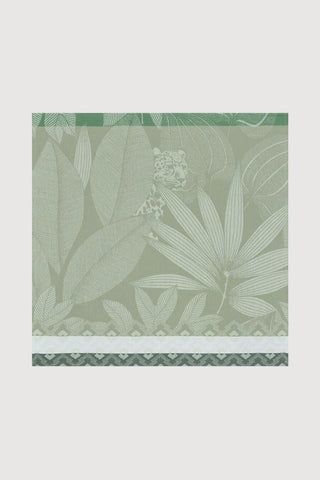 Nature Sauvage Cotton Napkin, Set of Four; Green