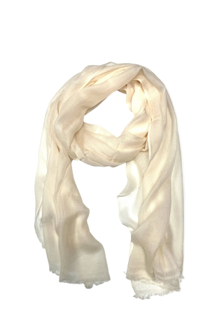 Diamond Weave Cashmere Featherweight Scarf