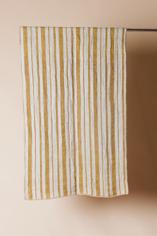 Leggera Hemp Table Runner, Yellow