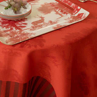 Souveraine Linen Napkin, Set of Four; Gold