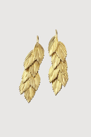 Sea Oats Earrings: Wire