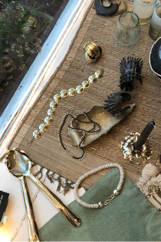 Jacaranda Seed Pod Serving Set | Alpaca