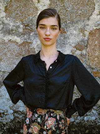 Theresa Blouse, Black