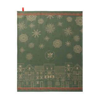 Tea Towel; Village de noël Élysée, 100% Cotton