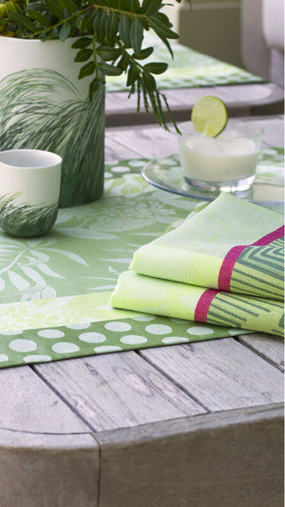 Nature Urbane Cotton Napkin | Set of Four; Green