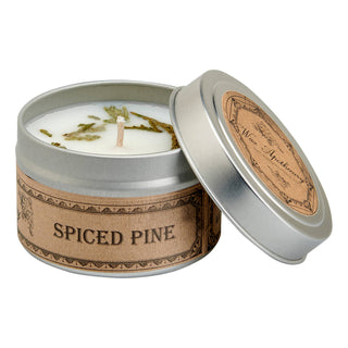 Spiced Pine Travel Tin Candle 4oz *Seasonal Holiday