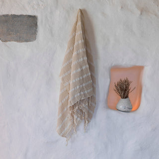 Gauze Cotton Striped Turkish Towel